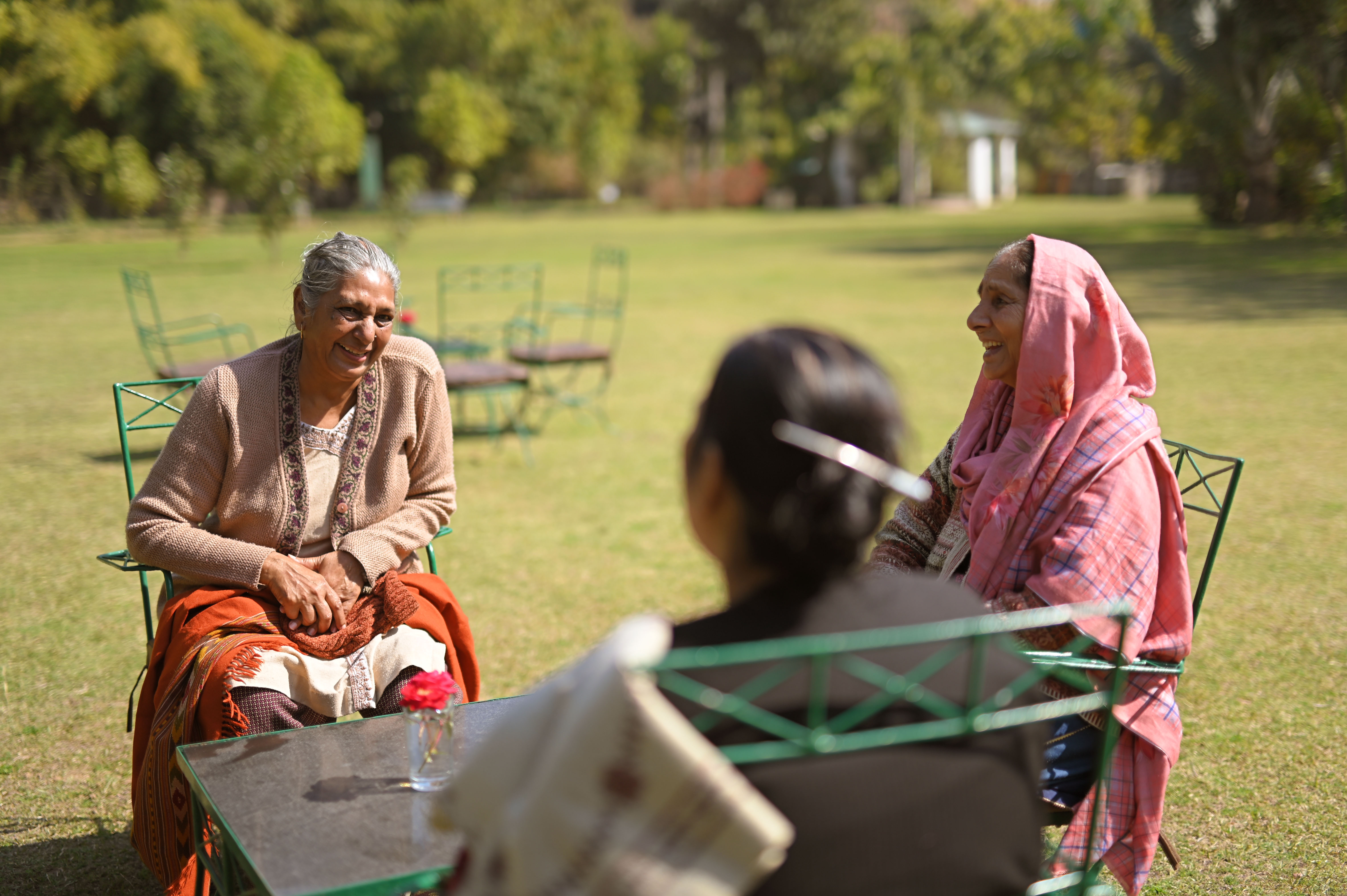 Lawn and outdoor areas at VVAC